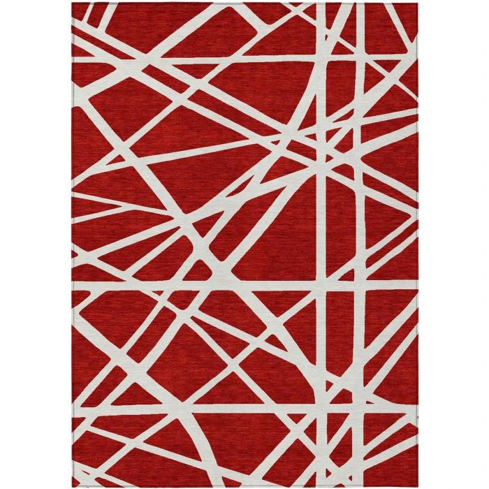 Addison Rugs Chantille Red ACN1040 9ft. x 12ft. Rect. Rug