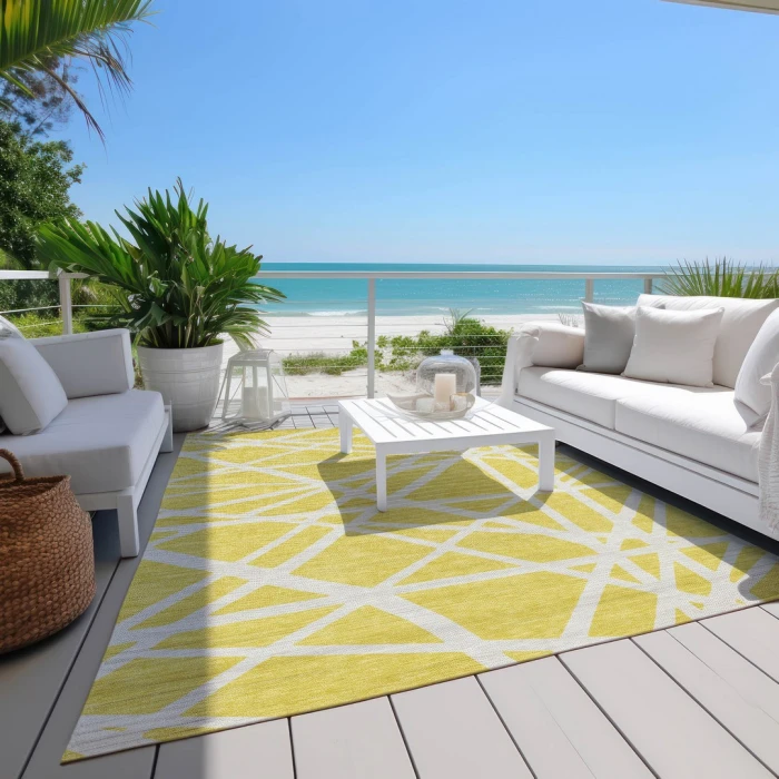 Addison Rugs Chantille Gold ACN1040 8ft. x 10ft. Rect. Rug