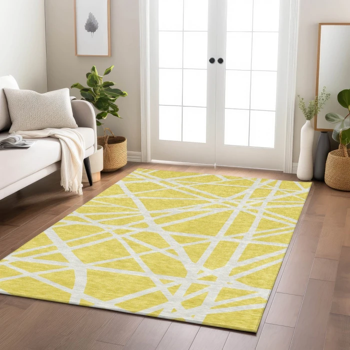 Addison Rugs Chantille Gold ACN1040 8ft. x 10ft. Rect. Rug