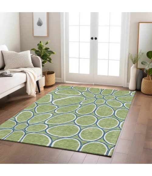 Addison Rugs Chantille Green ACN1041 5ft. x 7ft.6in. Rect. Rug