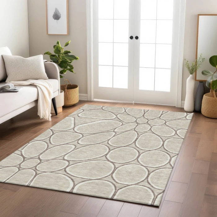 Addison Rugs Chantille Brown ACN1041 9ft. x 12ft. Rect. Rug
