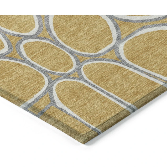 Addison Rugs Chantille Gold ACN1041 8ft. x 10ft. Rect. Rug