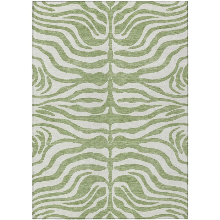Addison Rugs Chantille Green ACN1042 5ft. x 7ft.6in. Rect. Rug