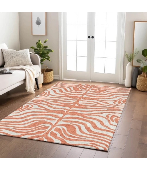 Addison Rugs Chantille Orange ACN1042 5ft. x 7ft.6in. Rect. Rug
