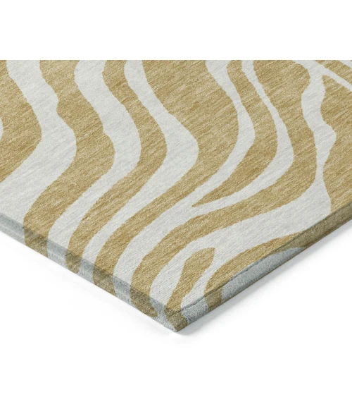 Addison Rugs Chantille Gold ACN1042 8ft. x 10ft. Rect. Rug
