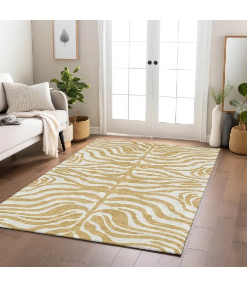Addison Rugs Chantille Gold ACN1042 8ft. x 10ft. Rect. Rug
