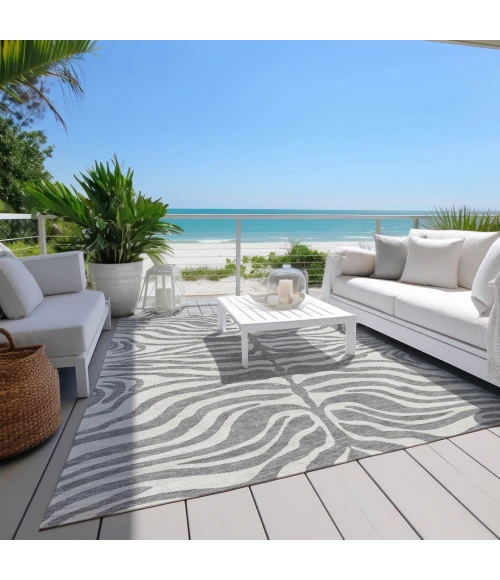 Addison Rugs Chantille Gray ACN1042 9ft. x 12ft. Rect. Rug