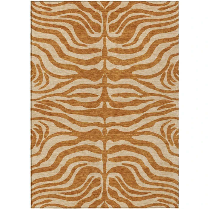 Addison Rugs Chantille Orange ACN1042 5ft. x 7ft.6in. Rect. Rug