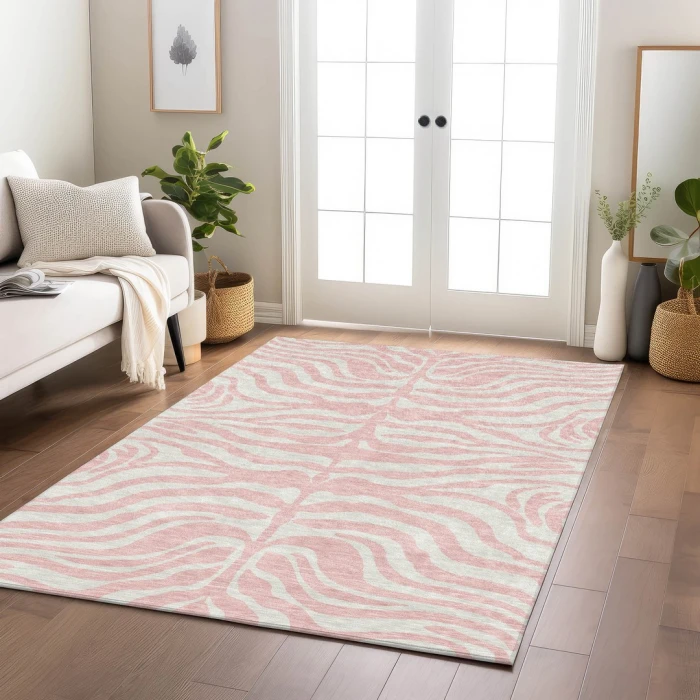 Addison Rugs Chantille Pink ACN1042 5ft. x 7ft.6in. Rect. Rug
