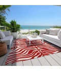 Addison Rugs Chantille Red ACN1042 5ft. x 7ft.6in. Rect. Rug