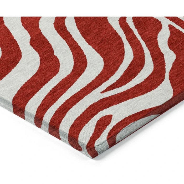 Addison Rugs Chantille Red ACN1042 5ft. x 7ft.6in. Rect. Rug