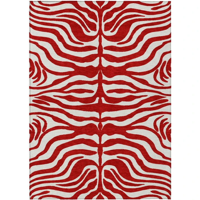Addison Rugs Chantille Red ACN1042 5ft. x 7ft.6in. Rect. Rug