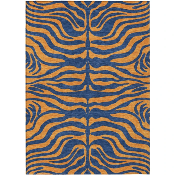 Addison Rugs Chantille Blue ACN1043 8ft. x 10ft. Rect. Rug
