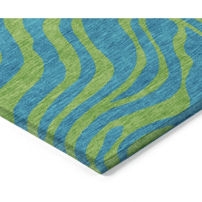 Addison Rugs Chantille Teal ACN1043 5ft. x 7ft.6in. Rect. Rug