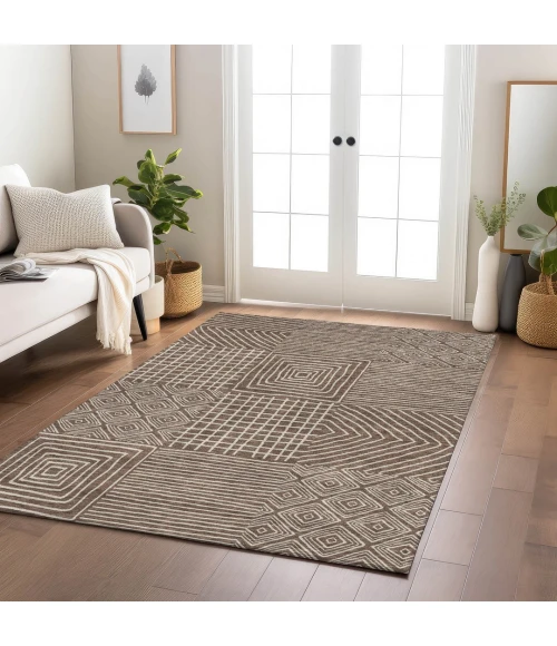 Addison Rugs Chantille Brown ACN1044 8ft. x 10ft. Rect. Rug