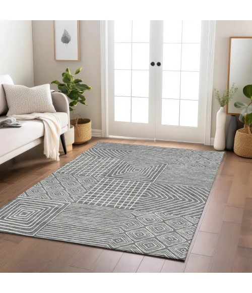 Addison Rugs Chantille Gray ACN1044 9ft. x 12ft. Rect. Rug