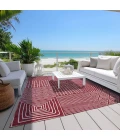 Addison Rugs Chantille Red ACN1044 9ft. x 12ft. Rect. Rug
