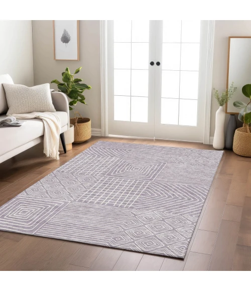 Addison Rugs Chantille Purple ACN1044 9ft. x 12ft. Rect. Rug