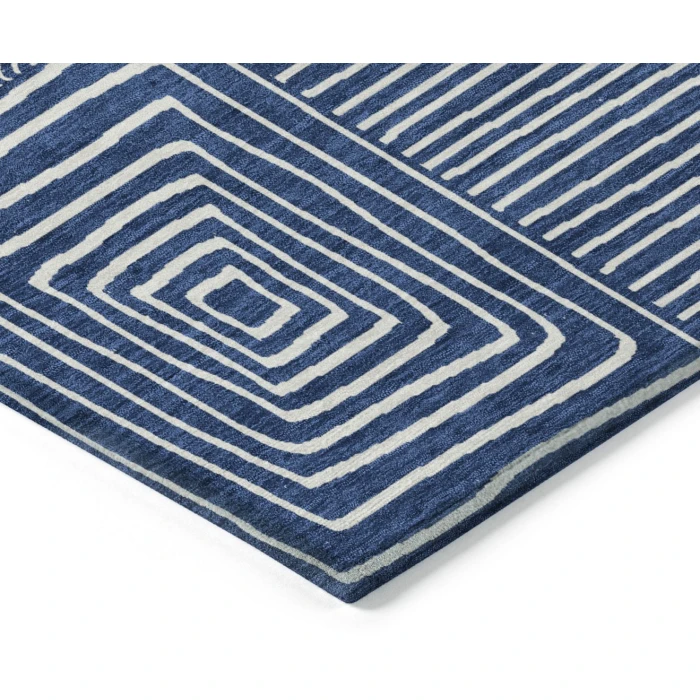 Addison Rugs Chantille Blue ACN1044 8ft. x 10ft. Rect. Rug