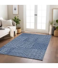 Addison Rugs Chantille Blue ACN1044 8ft. x 10ft. Rect. Rug