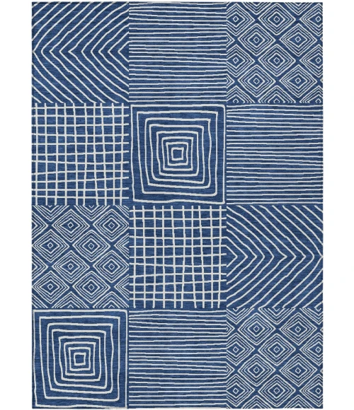 Addison Rugs Chantille Blue ACN1044 8ft. x 10ft. Rect. Rug
