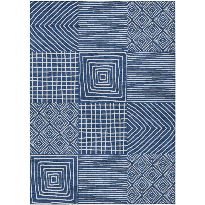 Addison Rugs Chantille Blue ACN1044 8ft. x 10ft. Rect. Rug