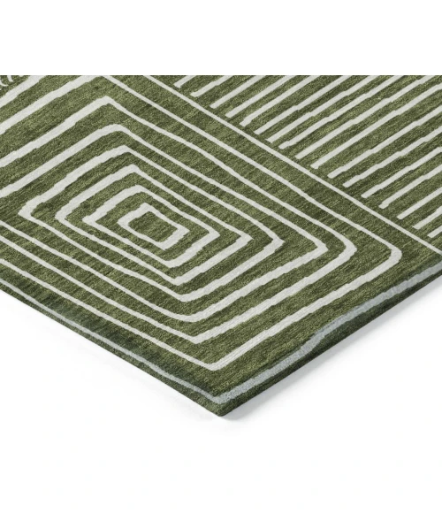 Addison Rugs Chantille Green ACN1044 9ft. x 12ft. Rect. Rug