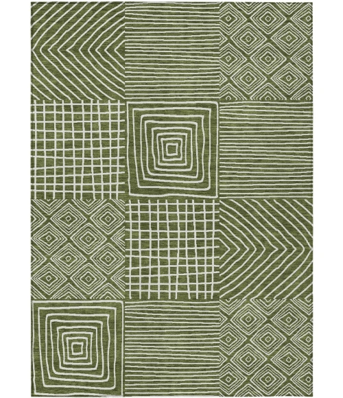 Addison Rugs Chantille Green ACN1044 9ft. x 12ft. Rect. Rug