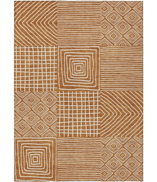 Addison Rugs Chantille Orange ACN1044 9ft. x 12ft. Rect. Rug