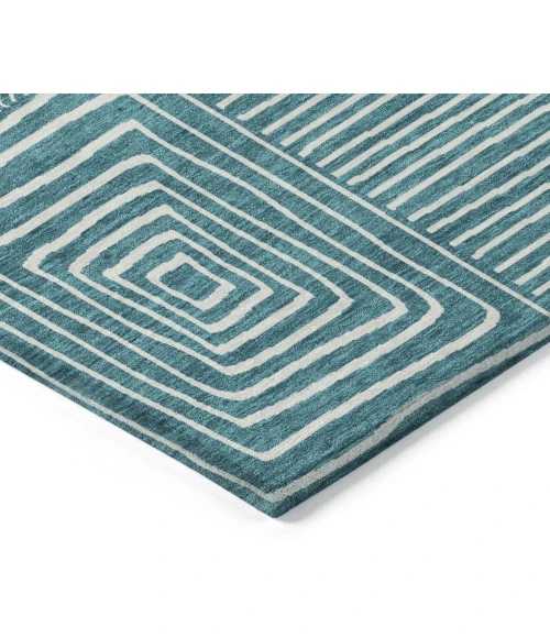 Addison Rugs Chantille Teal ACN1044 5ft. x 7ft.6in. Rect. Rug