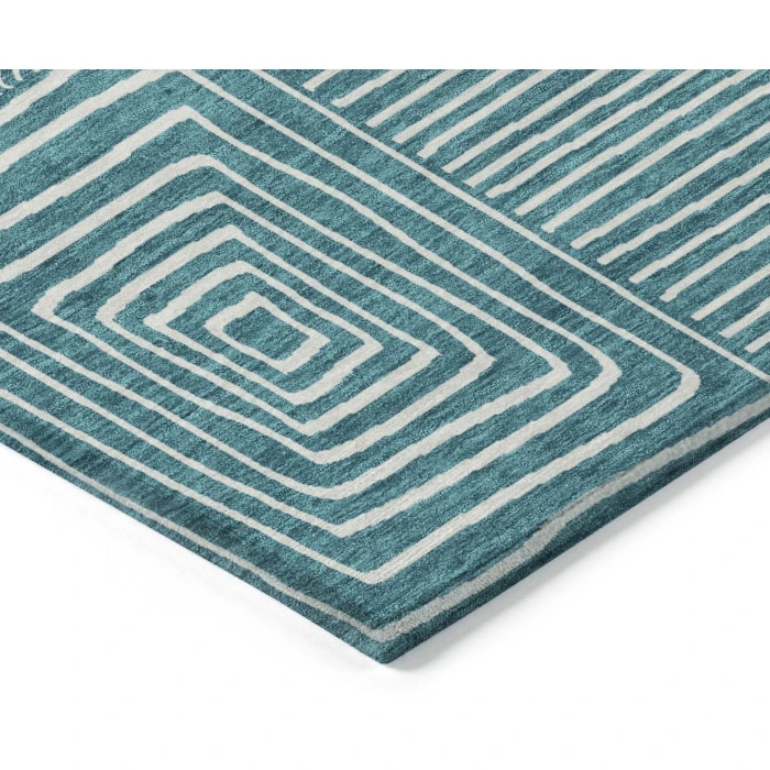 Addison Rugs Chantille Teal ACN1044 5ft. x 7ft.6in. Rect. Rug