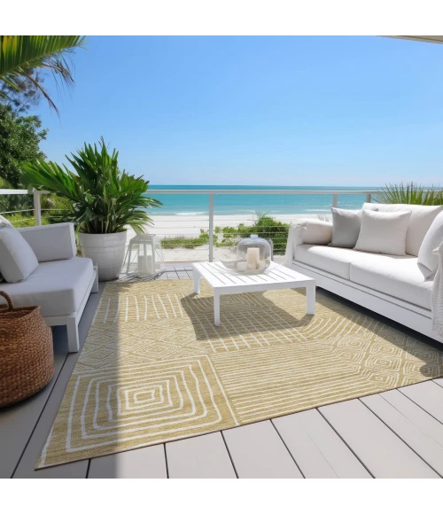 Addison Rugs Chantille Gold ACN1044 8ft. x 10ft. Rect. Rug