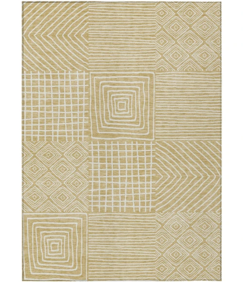 Addison Rugs Chantille Gold ACN1044 8ft. x 10ft. Rect. Rug