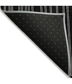 Addison Rugs Chantille Black ACN1045 5ft. x 7ft.6in. Rect. Rug