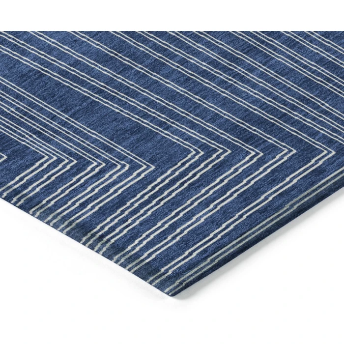 Addison Rugs Chantille Blue ACN1045 8ft. x 10ft. Rect. Rug