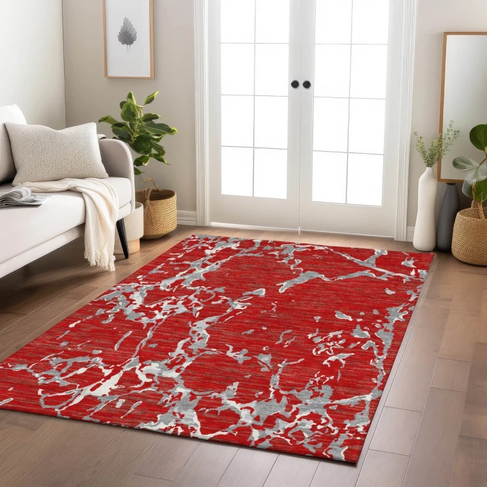 Addison Rugs Chantille Red ACN1046 9ft. x 12ft. Rect. Rug