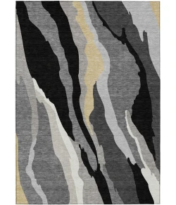 Addison Rugs Chantille Black ACN1047 9ft. x 12ft. Rect. Rug