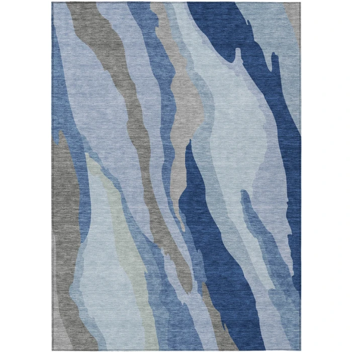 Addison Rugs Chantille Blue ACN1047 8ft. x 10ft. Rect. Rug