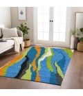 Addison Rugs Chantille Blue ACN1047 8ft. x 10ft. Rect. Rug