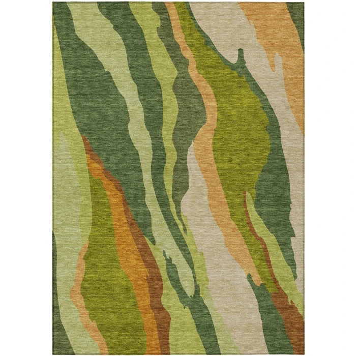 Addison Rugs Chantille Green ACN1047 5ft. x 7ft.6in. Rect. Rug