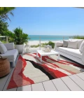 Addison Rugs Chantille Red ACN1047 5ft. x 7ft.6in. Rect. Rug