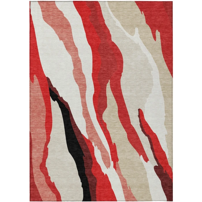 Addison Rugs Chantille Red ACN1047 5ft. x 7ft.6in. Rect. Rug