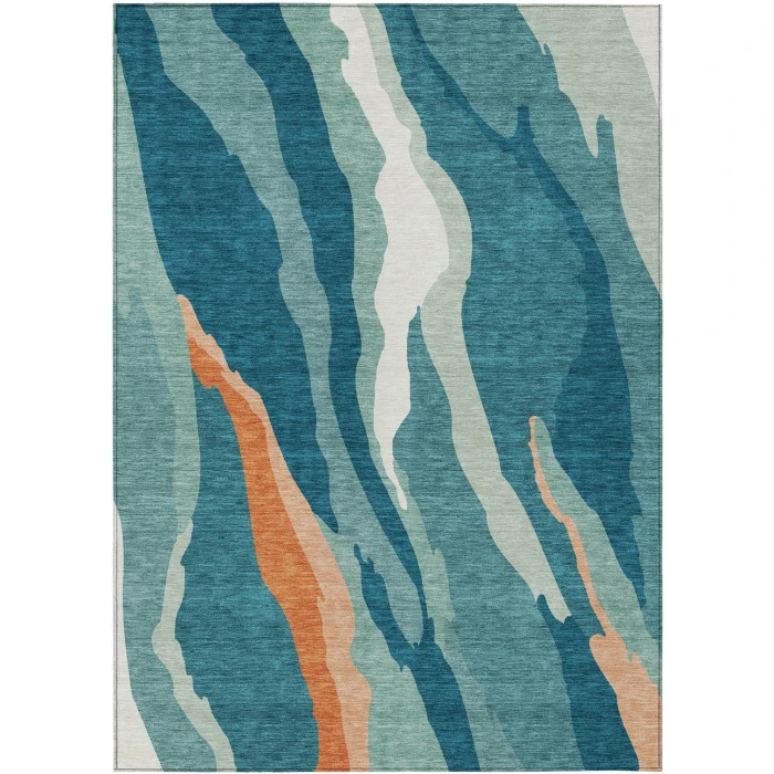 Addison Rugs Chantille Teal ACN1047 8ft. x 10ft. Rect. Rug