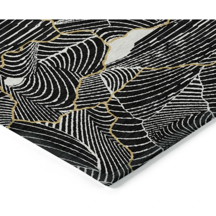 Addison Rugs Chantille Black ACN1048 8ft. x 10ft. Rect. Rug