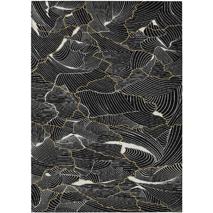 Addison Rugs Chantille Black ACN1048 8ft. x 10ft. Rect. Rug