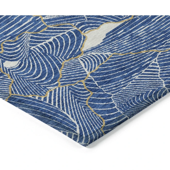 Addison Rugs Chantille Blue ACN1048 9ft. x 12ft. Rect. Rug