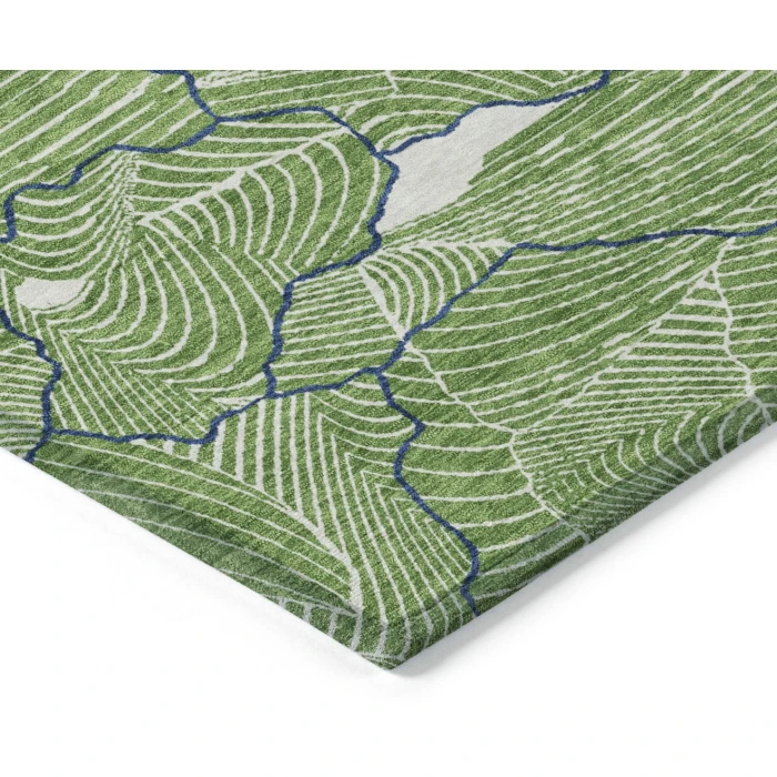 Addison Rugs Chantille Green ACN1048 5ft. x 7ft.6in. Rect. Rug
