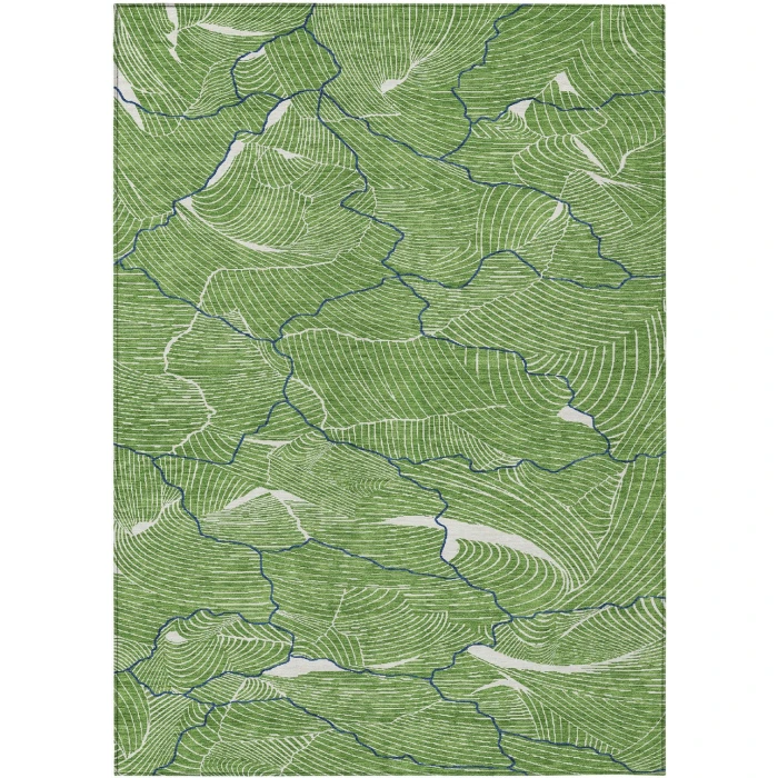 Addison Rugs Chantille Green ACN1048 5ft. x 7ft.6in. Rect. Rug