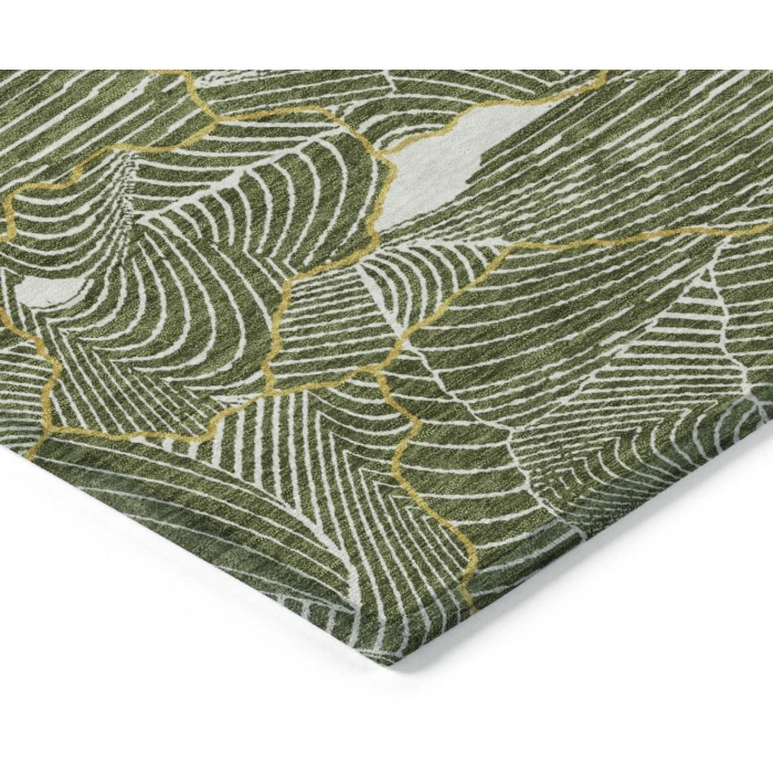 Addison Rugs Chantille Green ACN1048 5ft. x 7ft.6in. Rect. Rug