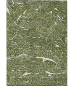 Addison Rugs Chantille Green ACN1048 5ft. x 7ft.6in. Rect. Rug